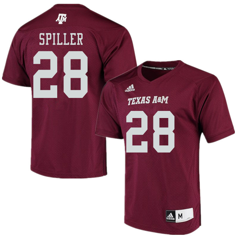 Men #28 Isaiah Spiller Texas A&M Aggies College Football Jerseys Sale-Maroon Alumni Player